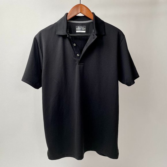 Men's Ben Hogan Performance Black Golf Polo T Shirt, Size M - Picture 1 of 5